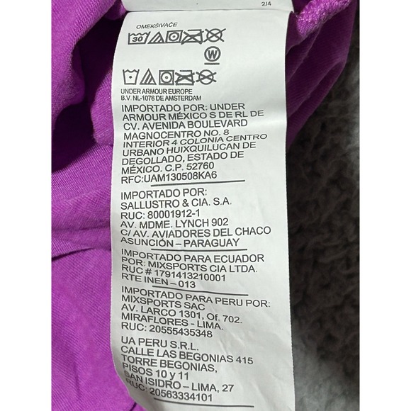 Under Armour Shirt Women XL Pink Vented Back Athletic Workout Running Jogging - Picture 8 of 11